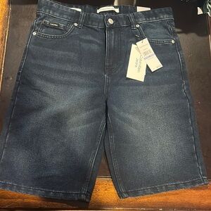 Calvin Klein Men's Blue Denim Shorts